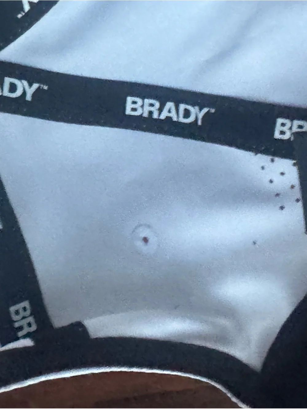 Brady hat Cap with BRADY Logo white